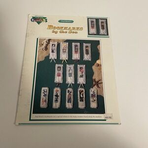 Bookmarks By the Sea Cross Stitch Leaflet Patterns - Vintage Rare